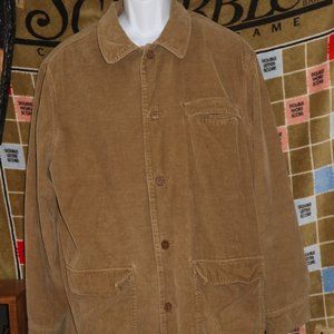 Tommy Bahama Brown Corduroy Coat Extra Large